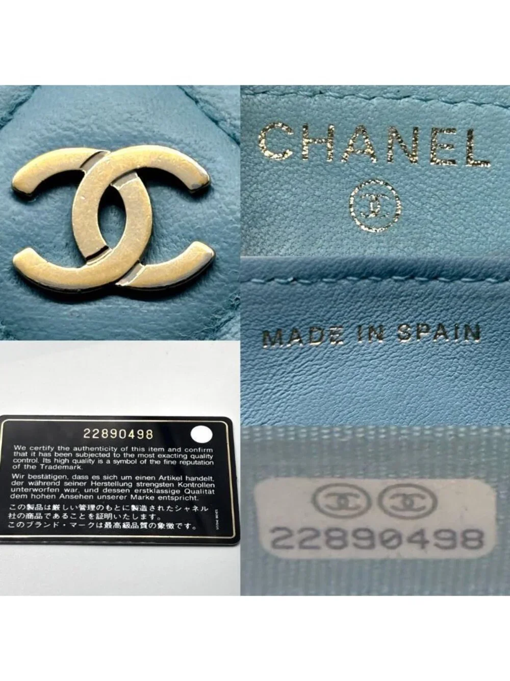 Chanel Wallet Quilted Round Zip LB